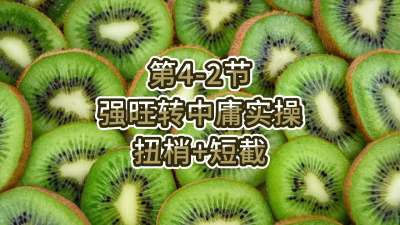 第4-2节-强旺转中庸实操-扭梢+短截