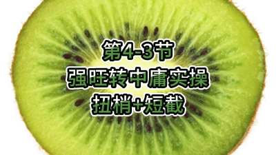 第4-3节-强旺转中庸实操-扭梢+短截