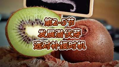 第2-5节-发展潜伏芽，选对补接时机