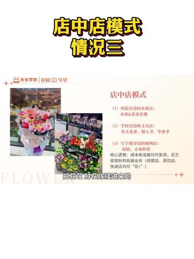 花艺事业&mdash;店中店模式