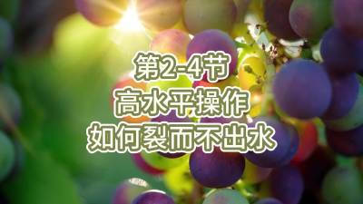 第2-4节-高水平操作-如何裂而不出水