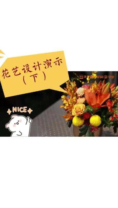 花艺花材插法先叶后花&mdash;花艺设计演示（下）