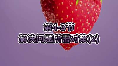第4-3节-解决问题所需对策（2）