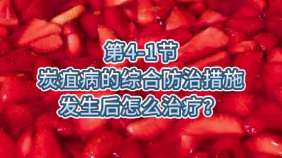 第4-1节-炭疽病的综合防治措施-发生后怎么治疗？