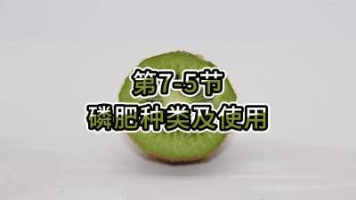 第7-5节-磷肥种类及使用