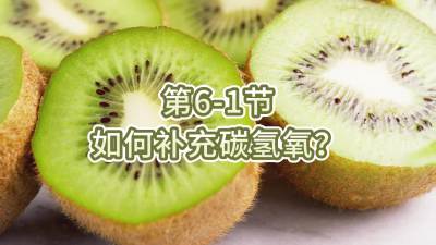 第6-1节-如何补充碳氢氧？