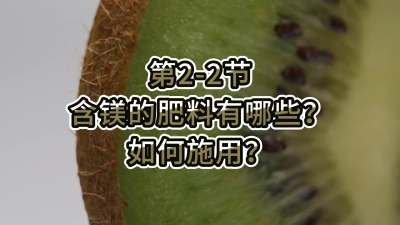 第2-2节-含镁的肥料有哪些？如何施用？