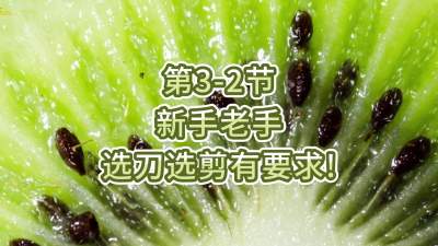 第3-2节-新手老手，选刀选剪有要求！