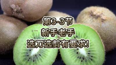 第3-3节-新手老手，选刀选剪有要求！