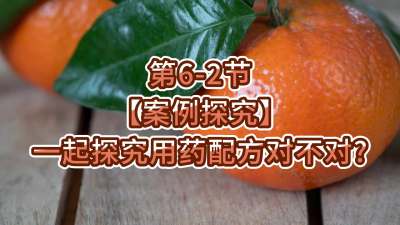 第6-2节-【案例探究】一起探究用药配方对不对？