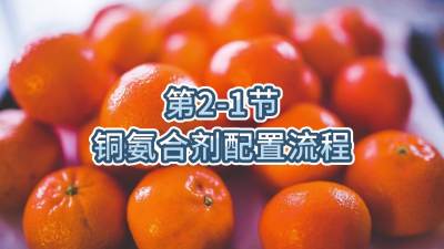 第2-1节-铜氨合剂配置流程