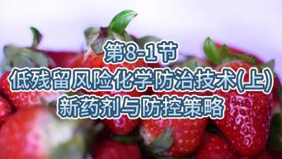 第8-1节-低残留风险化学防治技术（上）-新药剂与防控策略