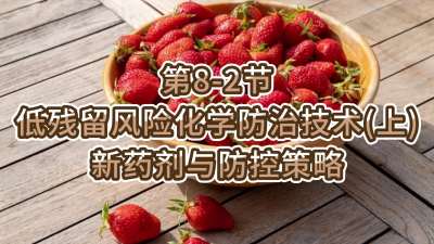 第8-2节-低残留风险化学防治技术（上）-新药剂与防控策略