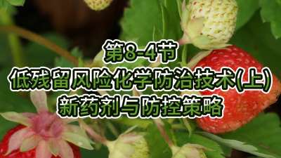 第8-4节-低残留风险化学防治技术（上）-新药剂与防控策略