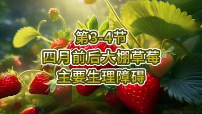第3-4节-四月前后大棚草莓主要生理障碍