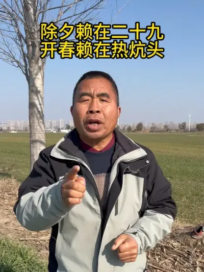 除夕赖在二十九，开春赖在热炕头！ #服务三农支持三农 #新农人计划 #农业 #田间地头走一走 #农谚