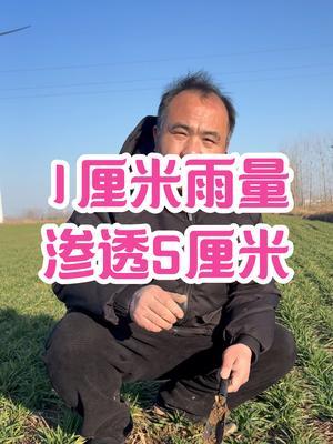 1厘米雨量 渗透5厘米 原理或者原因如视频所分析#三农种植 #农业种植技术