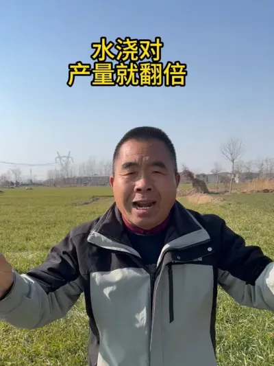 墒情不足的家人们，赶紧浇水吧~ #小麦冬灌 #小麦冬灌最佳时间 #小麦冬灌管理口诀 #小麦管理