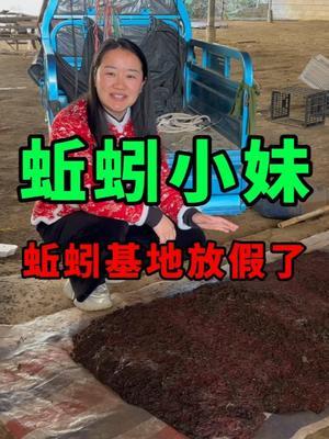 蚯蚓基地要放年假了，休息几天 #蚯蚓养殖 #三农 #农村创业