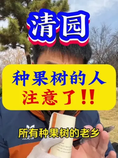 所有种果树的老乡注意了！！ #果树清园 #病虫害防治 #果树种植 #果树管理 #果树管理技术