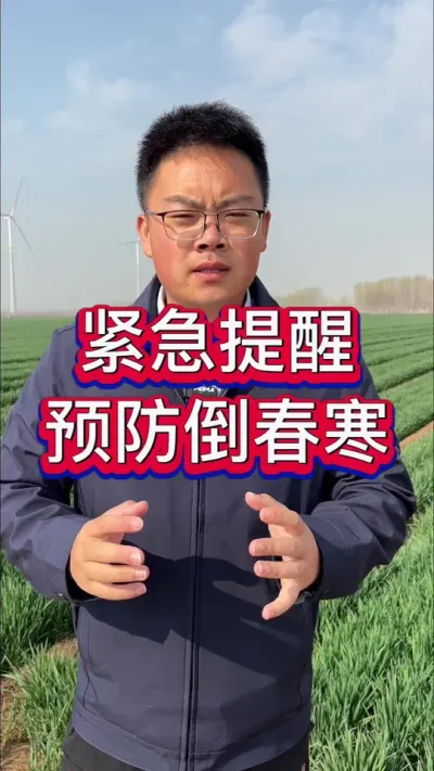 真正的倒春寒马上到来，提前准备提前预防，祝农友们丰产丰收。#增产增收才是硬道理 #倒春寒 #倒春寒来了 #三农气象助三农 #服务三农支持三农