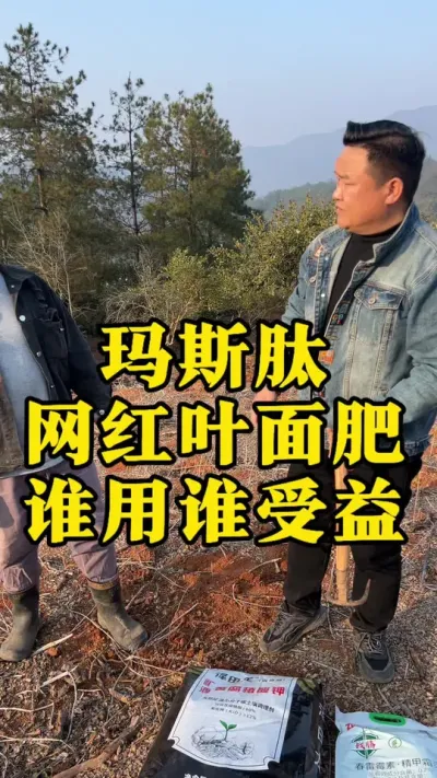 玛斯肽，一款网红叶面肥，谁用谁受益👍 #药材种植 #玉竹 #种植小技巧 #抖音助农 #玛斯肽