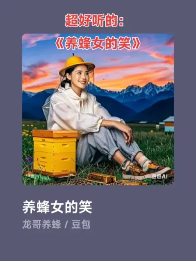 超好听的《养蜂女的笑》 #豆包AI #豆包如何生成视频 #豆包ai #怎么下载豆包 #deepseek加剪映生成视频教程