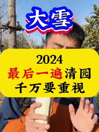 2024最后一遍清园，一定要重视！！ #果树清园 #病虫害防治 #果树种植 #果树管理 #果树管理技术