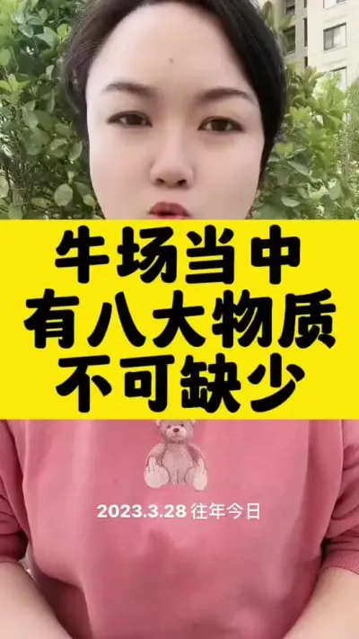 牛场不可缺少的八大物质，你知道吗？#西门塔尔 #全国养牛人 #肉牛养殖 #西门塔尔繁殖母牛