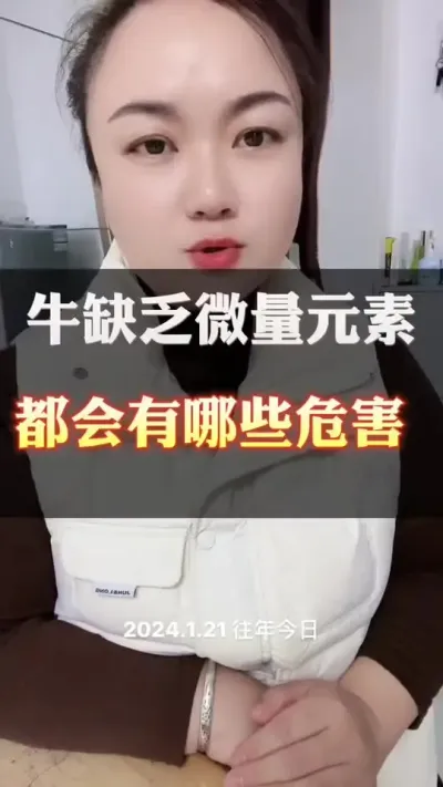 牛缺乏微量元素，都有哪些危害#肉牛养殖 #全国养牛人 #西门塔尔 #科学喂养 #养殖户