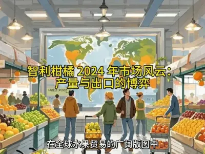 智利柑橘 2024 年市场风云：产量与出口的博弈#水果供应链 @云食界