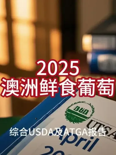 (64) 2025澳洲鲜食葡萄：23万吨产量领航亚洲，出口额破5亿澳元@云食界展贸服务平台