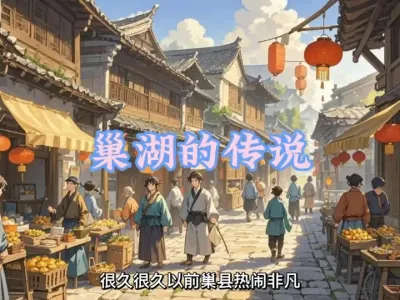 巢湖原名巢县，有很多美丽的神话故事#民间故事 @云食界