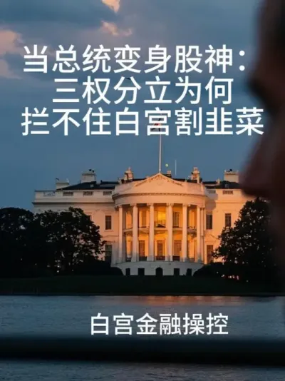 (108) 当总统变身股神：三权分立为何拦不住白宫割韭菜