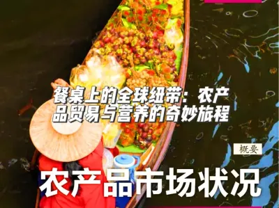 (2) 在全球化的浪潮里，农产品贸易与我们的饮食、健康紧密相连。随着经济发展，人们的饮食结构发生改变，超加工食品增多，肥胖问题愈发严重。而食品和农业贸易额从2000年到2022年飞速增长，贸易让食物供