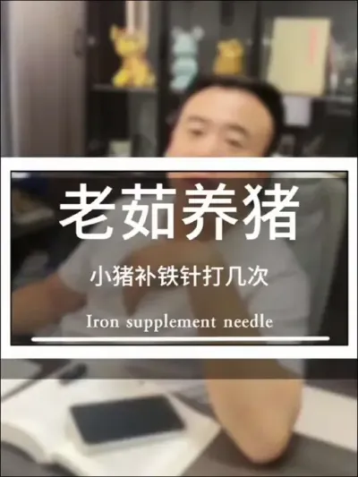 小猪补铁针，有没有必要打两次。#创作灵感#养猪技术 #科学养殖#养猪人