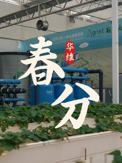 恰逢春分，让所有的期待，都在这暖春里如期而至 #华维智慧灌溉 #春分