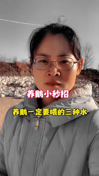 养鹅小秒招，养鹅一定要喂的三种水。#养鹅技术分享 #科学养鹅 #养鹅小妙招 #养殖人加油 #三农
