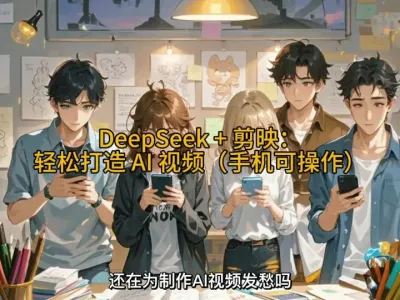 DeepSeek + 剪映，轻松打造 AI 视频（手机可操作）#利用deepseek可以做什么 @云食界