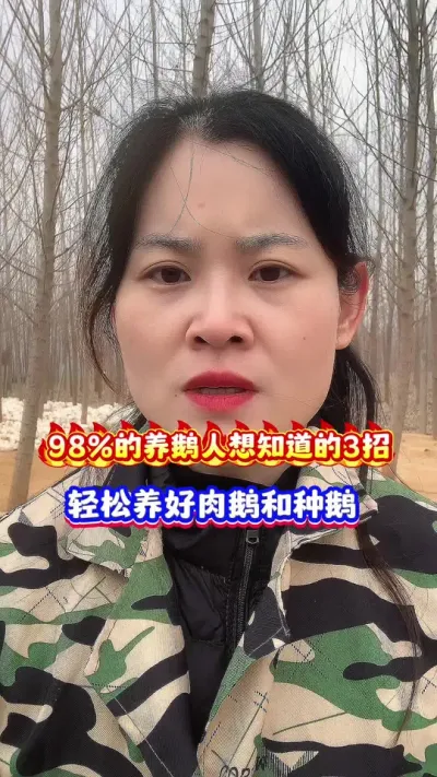 98%的养鹅人想知道的3招，轻松养好肉鹅和种鹅。#养鹅人 #每天分享养殖技术和经验 #养鹅技术分享 #农村创业养殖 #鹅