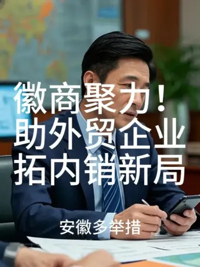 (124) 安徽出招，打通外贸产品内销 &ldquo;快车道&rdquo;@云食界展贸服务平台