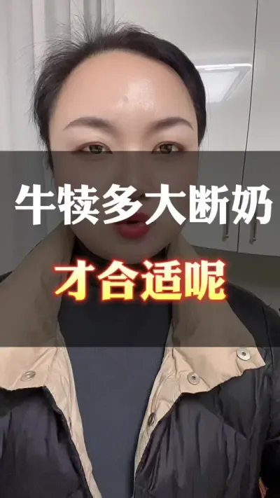 牛犊多大断奶合适呢？#每天分享养牛知识 #育肥牛 #养殖户 #科学养殖