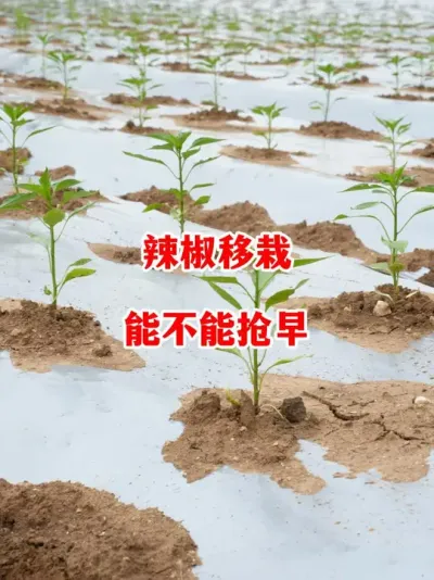 选择合适的时间进行移栽不是种的早就收的早#辣椒种植 #辣椒 #小米辣 #线椒 #来抖音学农技