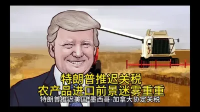 特朗普推迟关税，农产品进口前景迷雾重重#热点 @云食界展贸服务平台