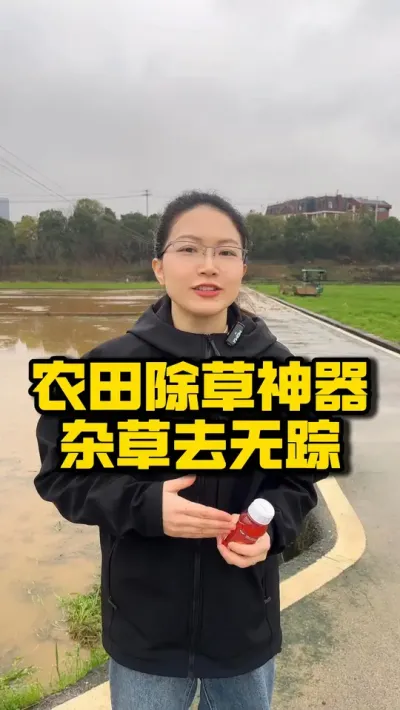 农田除草新神器，杂草去无踪 #种之道  #水稻种植  #高产 #农田除草 #高效除草剂
