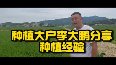 种植大户李大鹏分享种植经验 #种之道 #水稻种植 #农业技术推广 #水肥管理 #实力朋