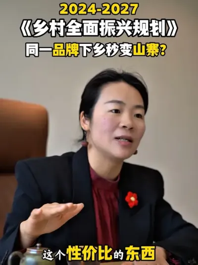 《乡村全面振兴规划》（2024-2027）同样品牌下乡秒变山寨？#乡村振兴#乡村振兴2025最新政策#乡村产业振兴#乡村全面振兴规划#余粮乡创