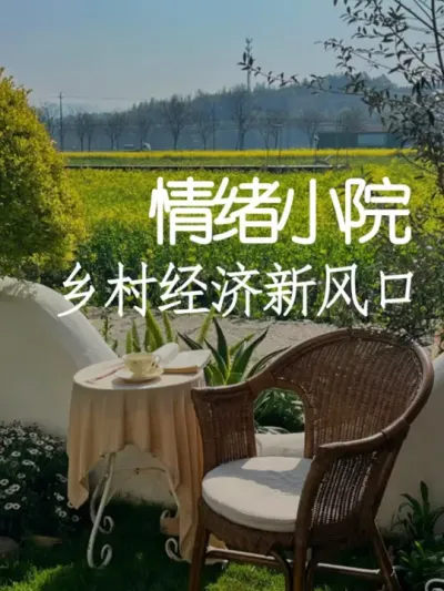 轻资产+情绪价值，乡村小院的新玩法 #小院改造 #小院时光 #氛围感 #网红打卡地 #天雅设计