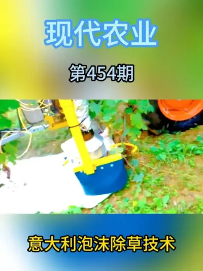 意大利泡沫除草技术 #泡沫 #除草 #除草机 #农业种植 #农业技术分享
