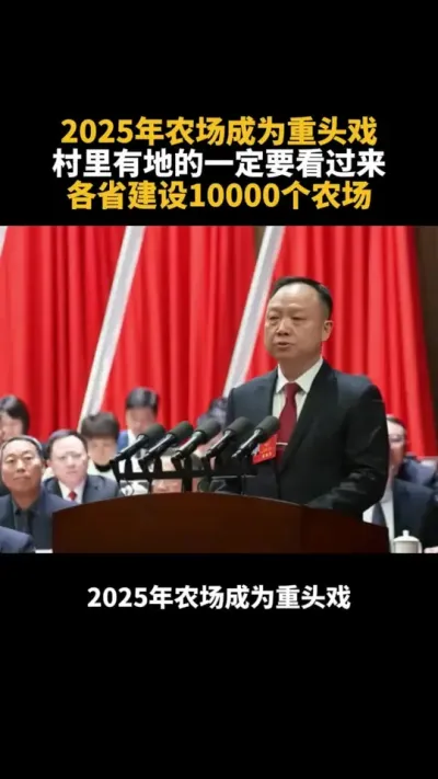农村有地的一定要看过来 2025年农场成为重头戏，村里有地的一定要看过来#农场 #乡村振兴 #三农 #乡村产业 #补贴
